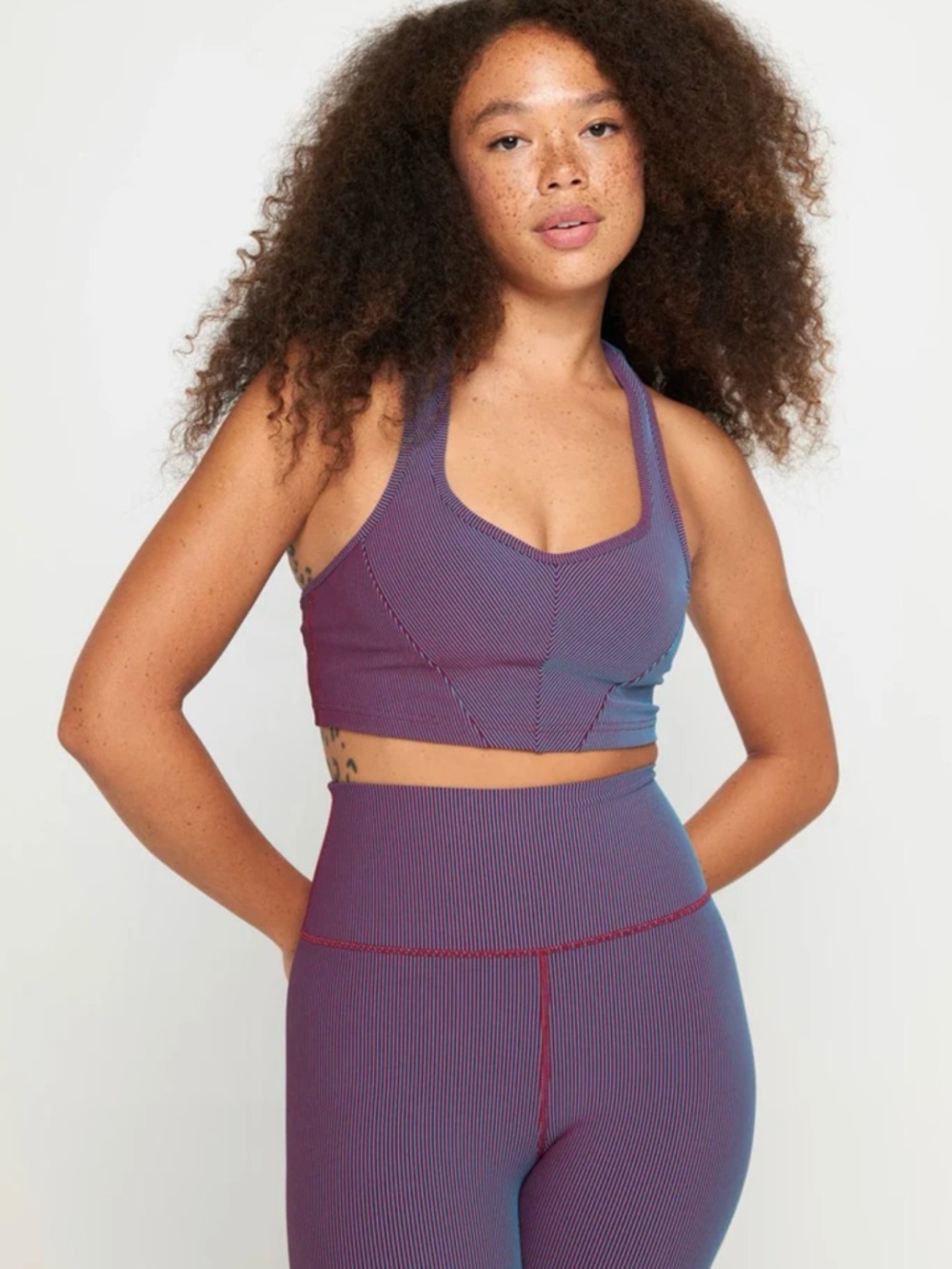 Norah 2-Tone Longline Bra from the brand Spiritual Gangster.